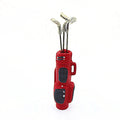 1/12 Dollhouse Miniature Accessories Mini Golf Clubs with Bag Model for Doll House Decoration ob11