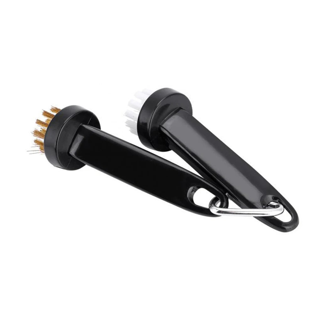 GLOOF Portable Golf Club Brushes Round Head Clean Kits for Golf Irons Putters Shoe Cleats