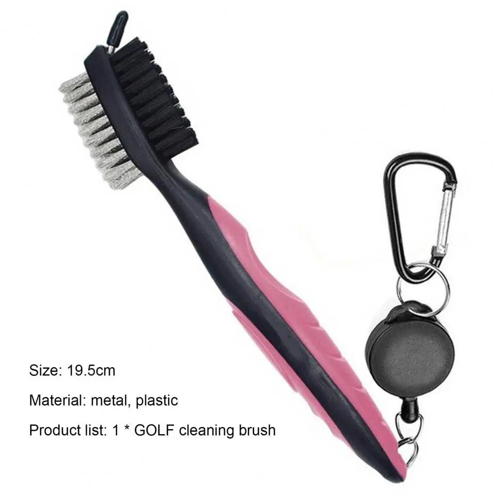 Club Cleaning Brush Golf Club Brush Golf Grooves Cleaning Brush 2 Sided Golf Putter Wedge Ball Cleaner Gof Accessories