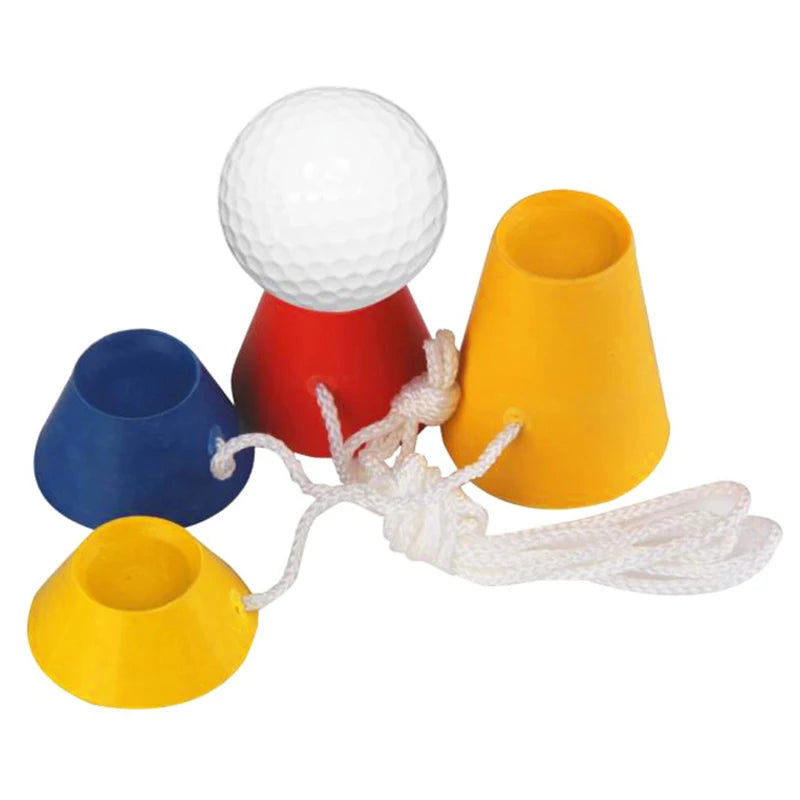 Golf Training Ball Tees Stand Plastic Hinged Turf Base Stable Durable Long Lasting Performance Golf Club Holder