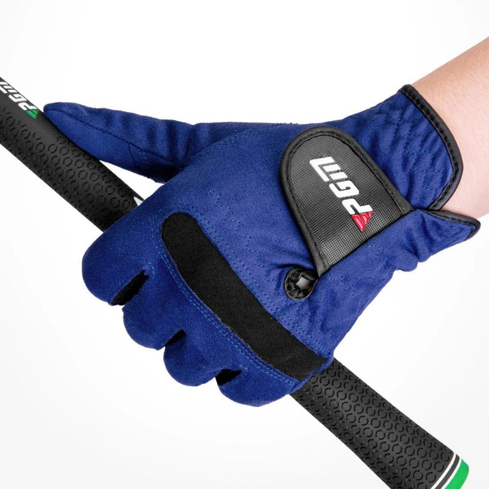 PGM Golf Glove Left/Right Hand Golfs Gloves With Adjustables Closure Soft Sweat-Absorbent Breathable Glove Gifts For Golfs Lover