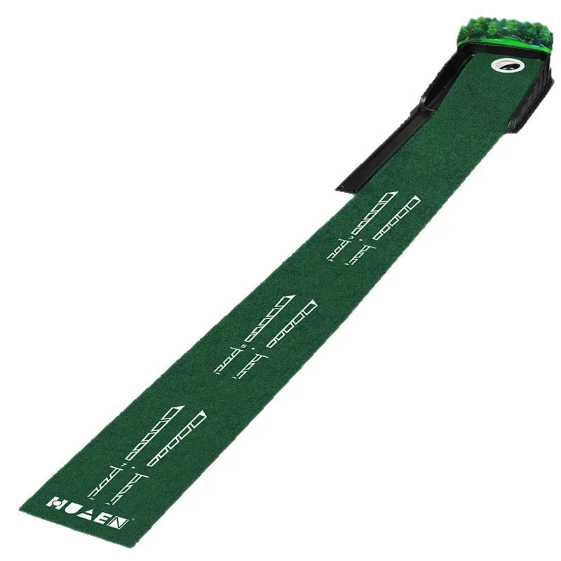 Golf Trainer Mat Portable Putting Green Mini Golf Green Putter Mat Portable Indoor and Outdoor Golf Practitioner For Home Office