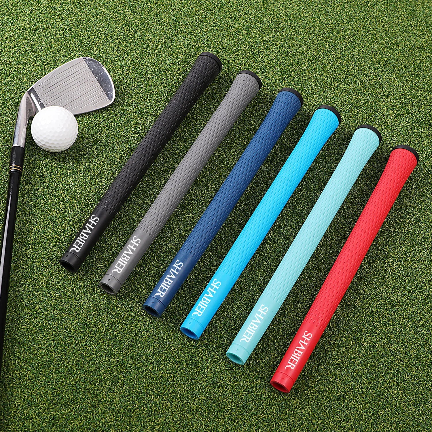 golf grips, made of advanced rubber technology, bring comfortable feel, solid feel, texture and high friction.