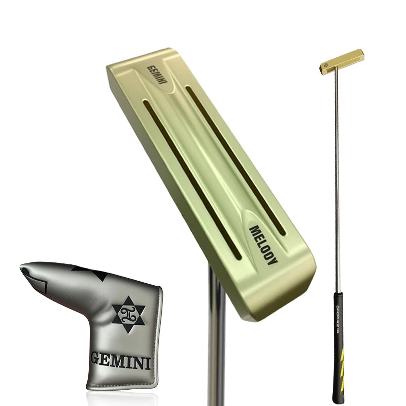 Golf double-sided putters are simple and balanced putters, and they can be directly inserted into the putter and both left and r