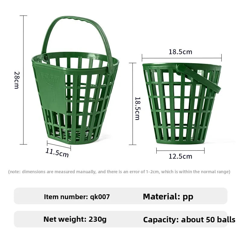 PGM Portable Golf Basket Excluding Ball Environmentally Friendly PP Can Hold 50 Balls QK007