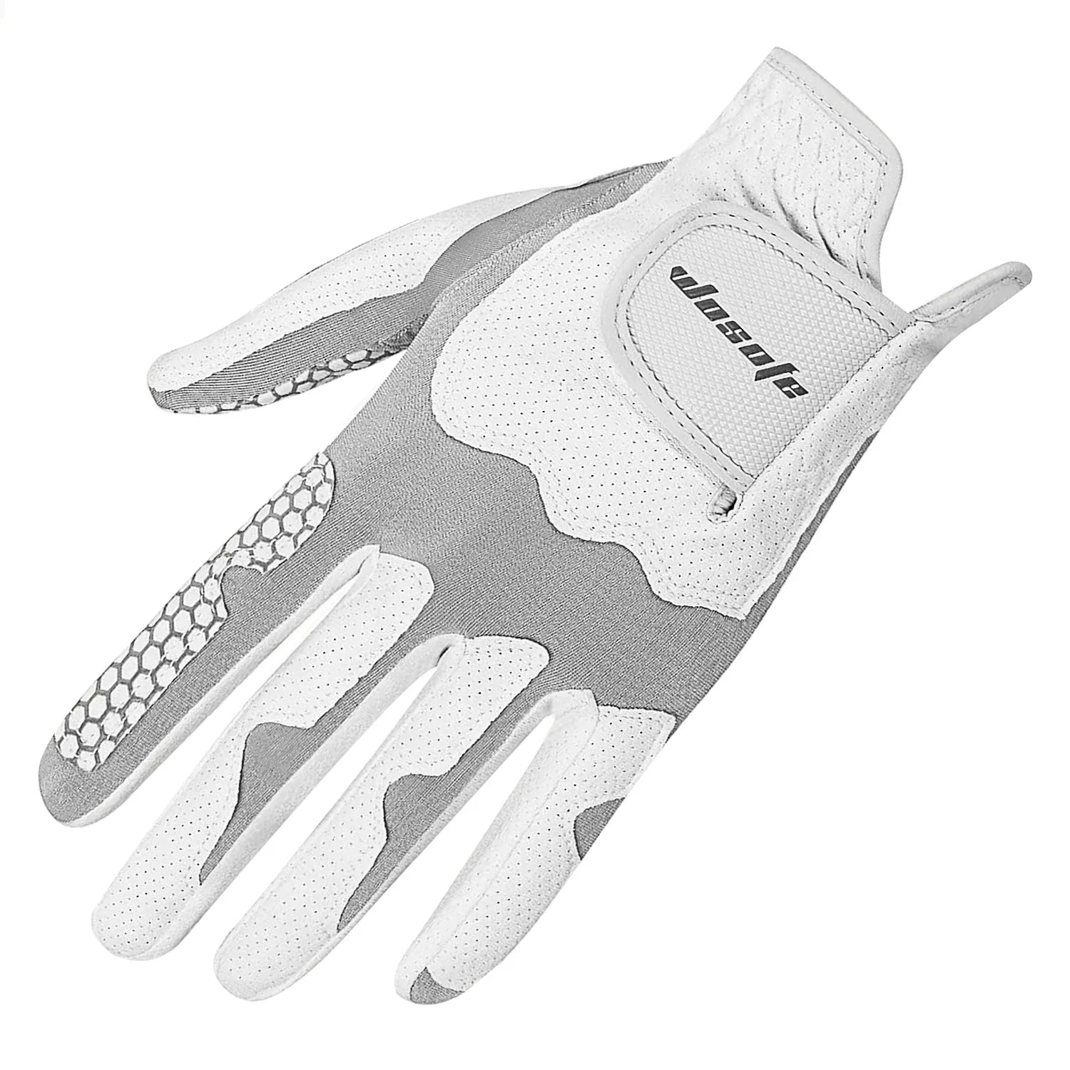 Men's Left Hand Golf Glove, Breathable Anti-Slip Nanofiber, Lightweight Durable, Silicone Grip, Stretch Magic Tape, Washable, Su