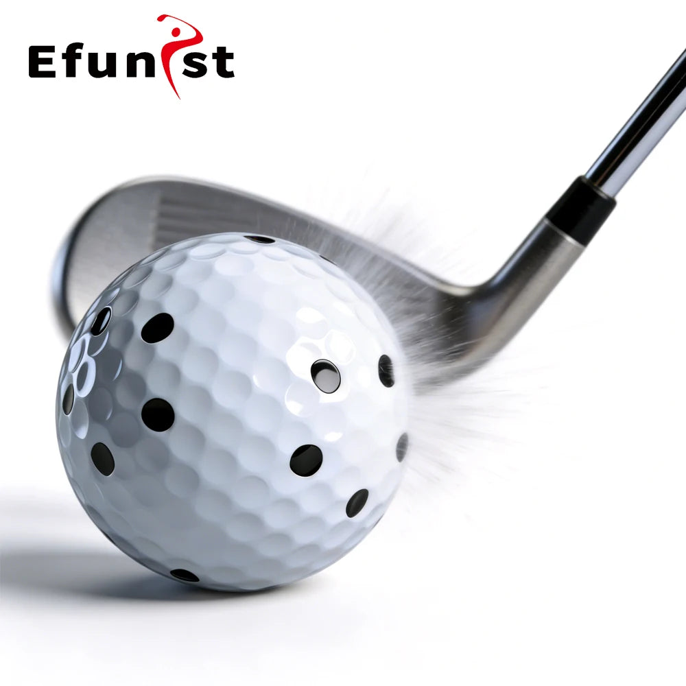 6 Pcs Indoor Simulators Dedicated Golf Balls 6 Side 5 Dots Pattern for Accurate Launch Monitor Data Indoor Training Bulk