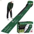 Golf Putting Green, Mat for Indoors, Putting Matt with Ball Return and 3 Holes, Training and Practice Equipment at Home Office