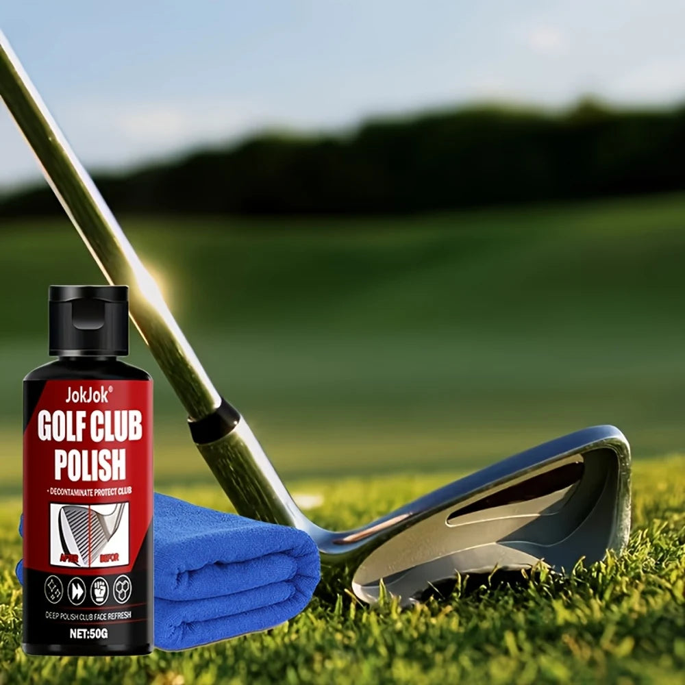 Golf Club Maintenance - Quickly Remove Oxidation and Scratches, Restore Mirror-like Shine. Golf Tournament Gift Set, Golf Access