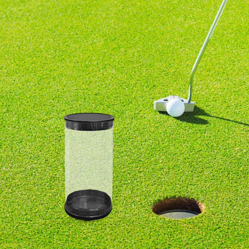 Golf Ball Case Cylinder Collectible Portable Transparent Golf Ball Storage Tube Packaging Box Container Golf Accessories