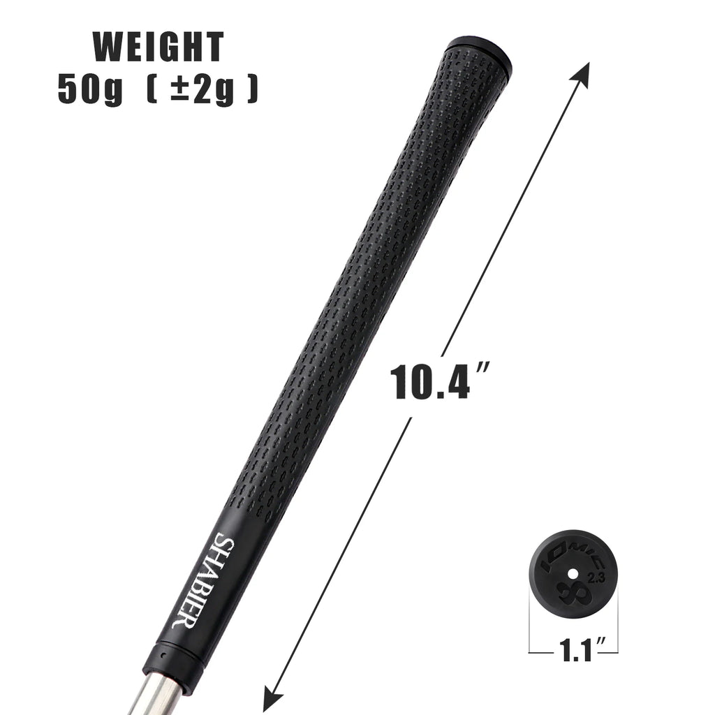 golf grips, made of advanced rubber technology, bring comfortable feel, solid feel, texture and high friction.