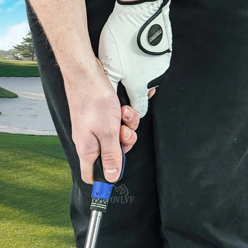 1pc Golf Club Training Grip Golf Training Aid Posture Correction Practice Alignment Posture Correction Practice Alignment