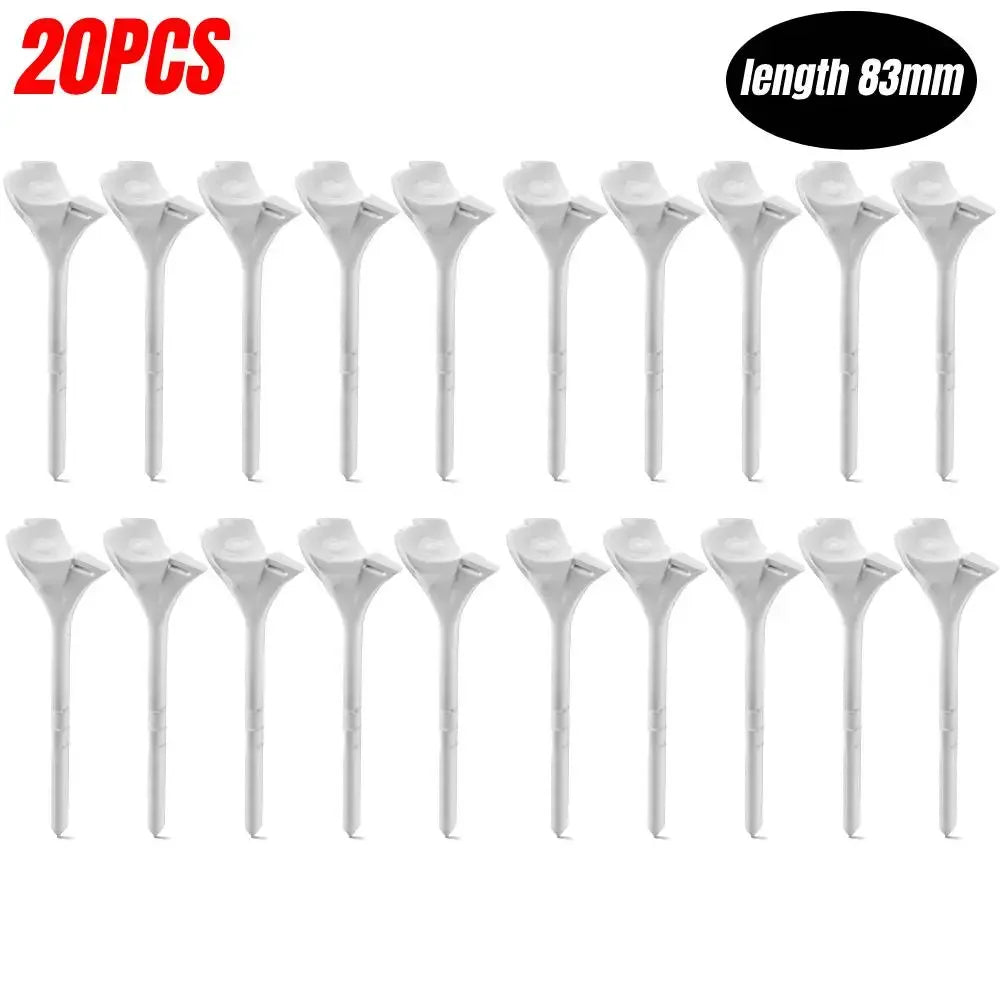20/40PCS BambooGolf Tees Holder Ball Nail 10 Degree Oblique Insertion Reusable Tee for golfer gift golf ball holder 골프tee
