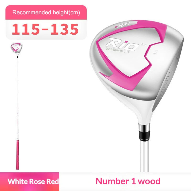 PGM Children's Golf Clubs - Large Volume 1 Wood for Kids, Boys, Beginners, Girls, Teenagers, Graphite Shafts JRMG017