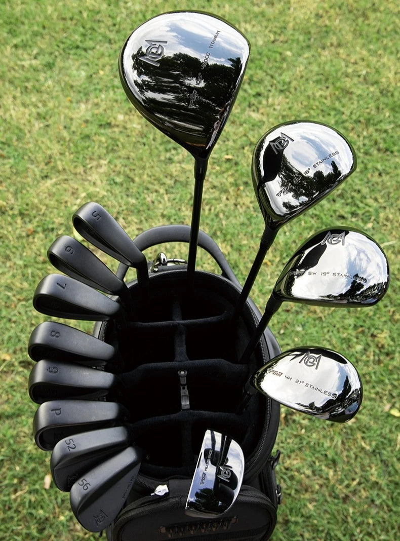 PGM Golf Clubs Low Center of Gravity High-end Men's Set of 13 Poles Ultra-light Carbon Rod with High Rebound MTG062
