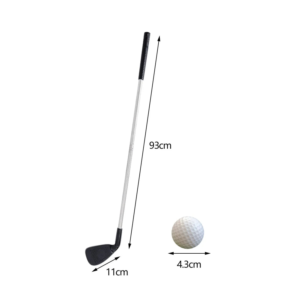Golf Chipper Club with 2 Golf Balls Portable Telescopic Golf Shaft Golf Wedge Right Handed for Adults Kids Golf Training