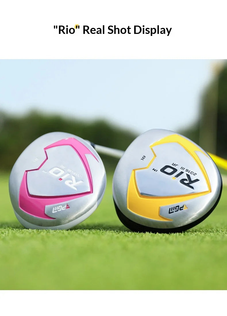 PGM Children's Golf Clubs - Large Volume 1 Wood for Kids, Boys, Beginners, Girls, Teenagers, Graphite Shafts JRMG017