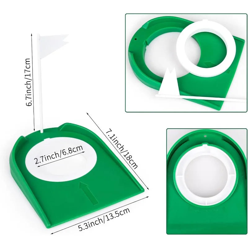 Golf Swing Trainer Plate Golf Putting Training Aids Golf Simulator Practice For Home Party Game Golf Accessories Indoor Outdoor