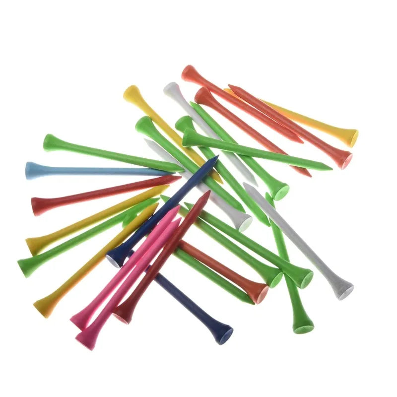 High Quality Wooden Golf Ball Seat, Golf Accessories Mixed Color 100Pcs, Random Color