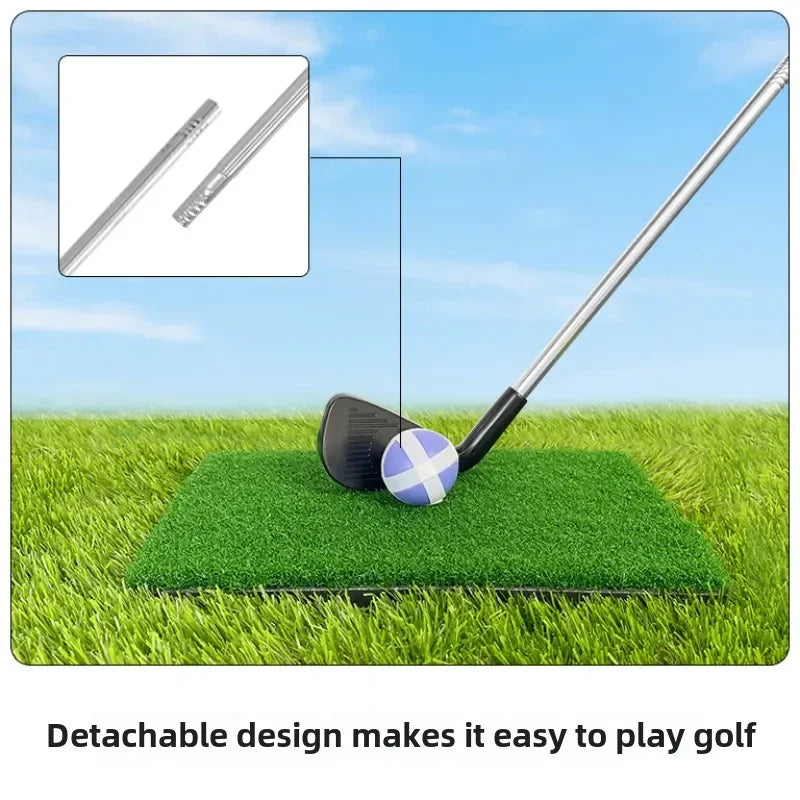 Golf Wedge Portable Chipper Club Golf Course Supplies Equipment Gift Toy Sports Unisex Adults Golf Training Device