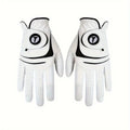 Hot Golf Gloves for Men Left and Right Hand PU with Lambskin Material Comfortable Breathable Wear Resistant Sports Golf Gloves