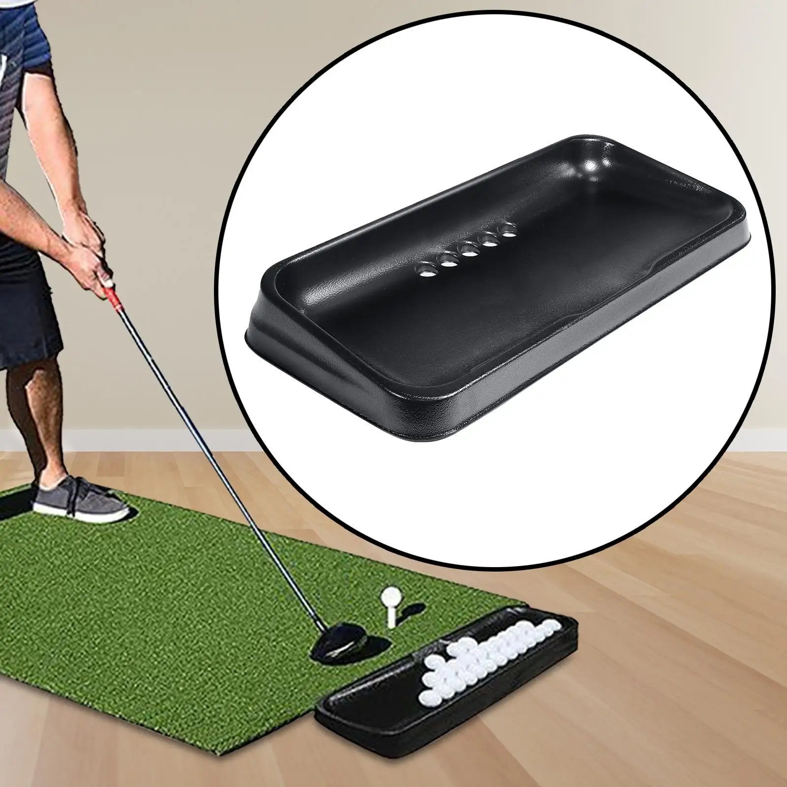 Golf Ball Holder Tray Golf Practice Tool Large Capacity Organizer Sport Golf Accessories for Training Center