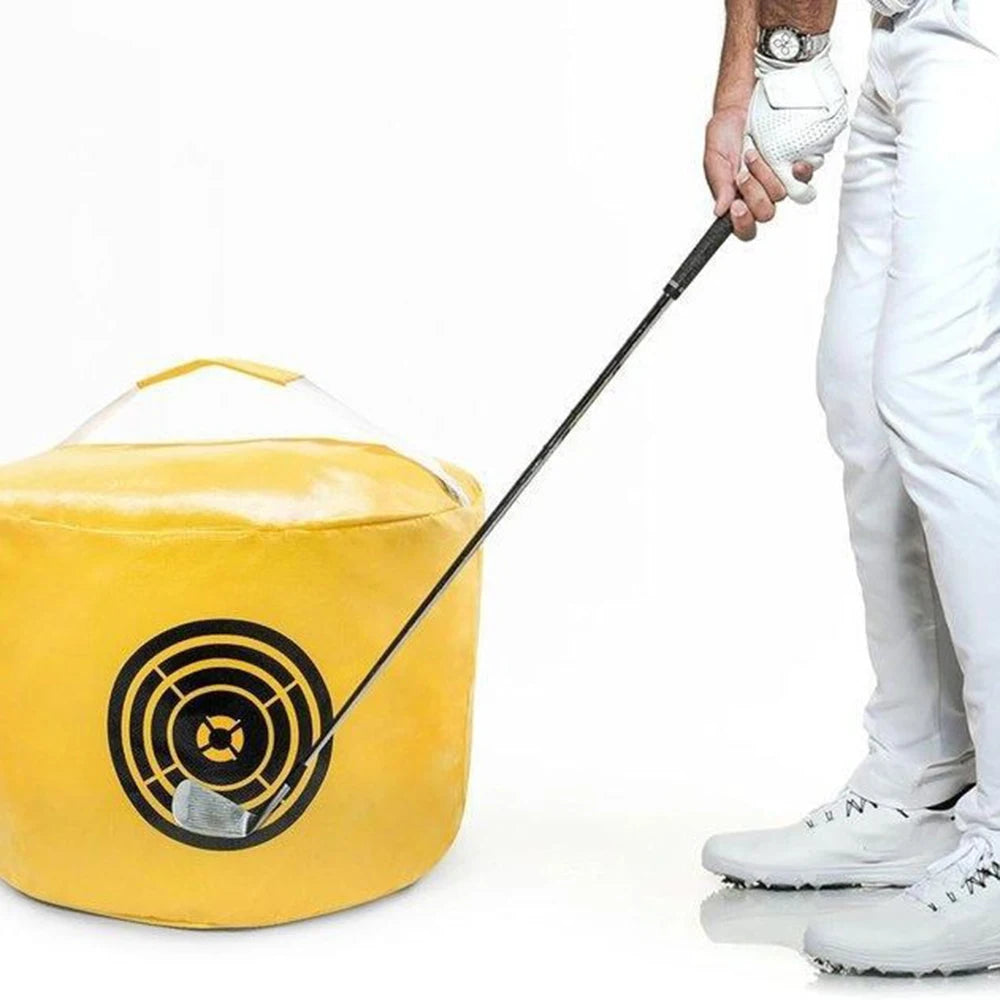Golf Hitting Bag Portable Multi-Purpose Batting Bag Strength Improvement Accuracy Exerciser Swing Kit for Beginner's Aid