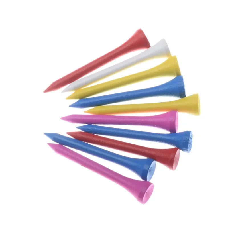 High Quality Wooden Golf Ball Seat, Golf Accessories Mixed Color 100Pcs, Random Color