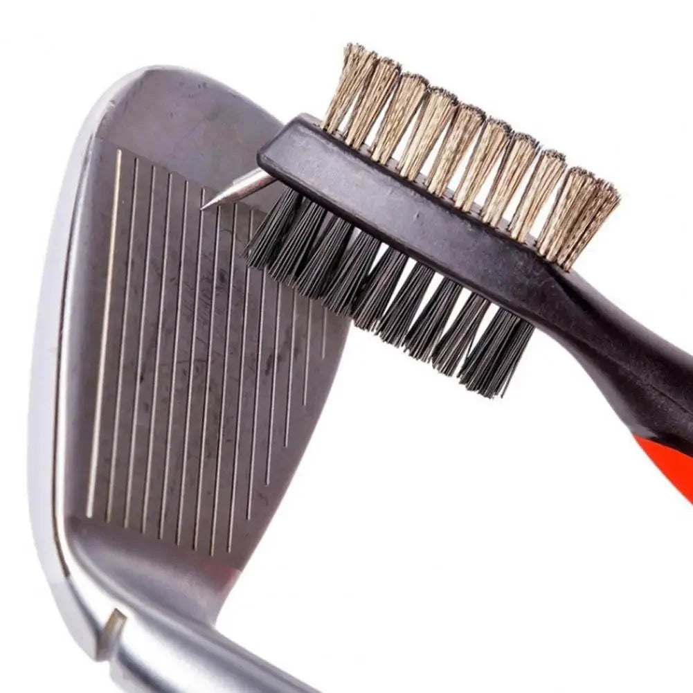 Club Cleaning Brush Golf Club Brush Golf Grooves Cleaning Brush 2 Sided Golf Putter Wedge Ball Cleaner Gof Accessories