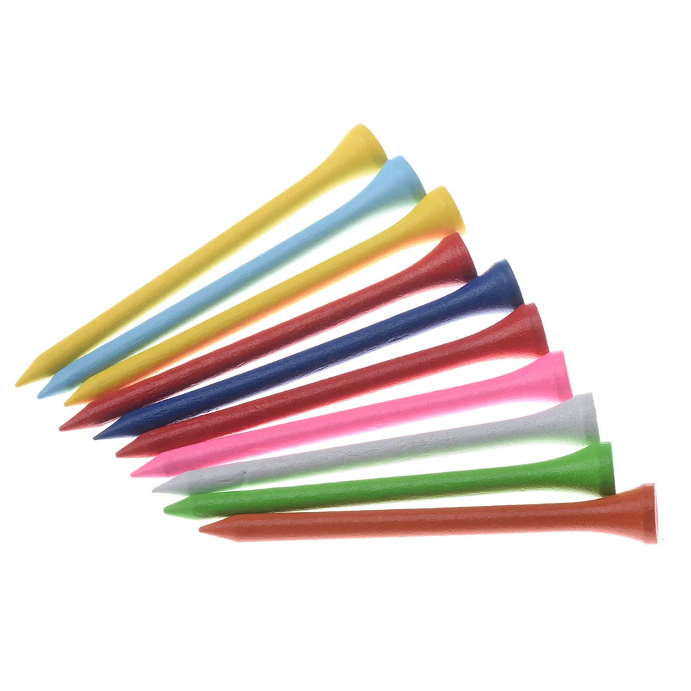 High Quality Wooden Golf Ball Seat, Golf Accessories Mixed Color 100Pcs, Random Color