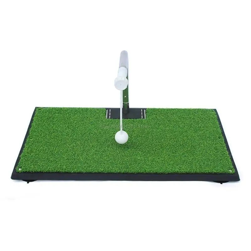 Golf Swing Practice Trainer Adjustable Golf Hitting Aid Simulators Indoor Swing Practice for Wood, Iron, Wedges