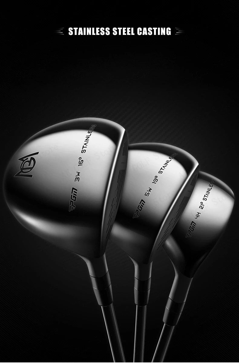 PGM Golf Clubs Low Center of Gravity High-end Men's Set of 13 Poles Ultra-light Carbon Rod with High Rebound MTG062