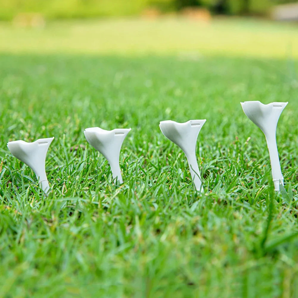 20/40PCS BambooGolf Tees Holder Ball Nail 10 Degree Oblique Insertion Reusable Tee for golfer gift golf ball holder 골프tee