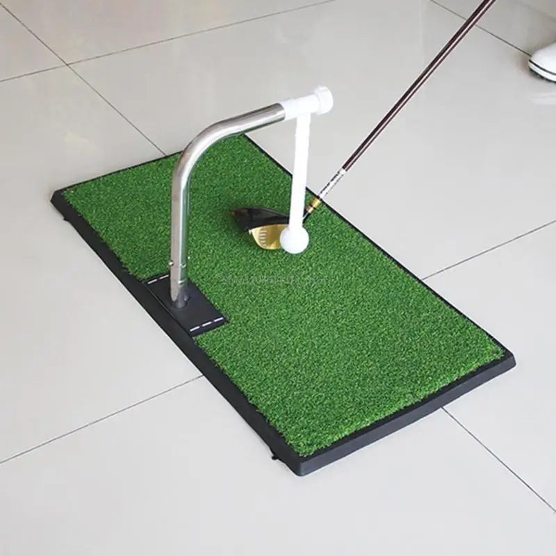 Golf Swing Practice Trainer Adjustable Golf Hitting Aid Simulators Indoor Swing Practice for Wood, Iron, Wedges
