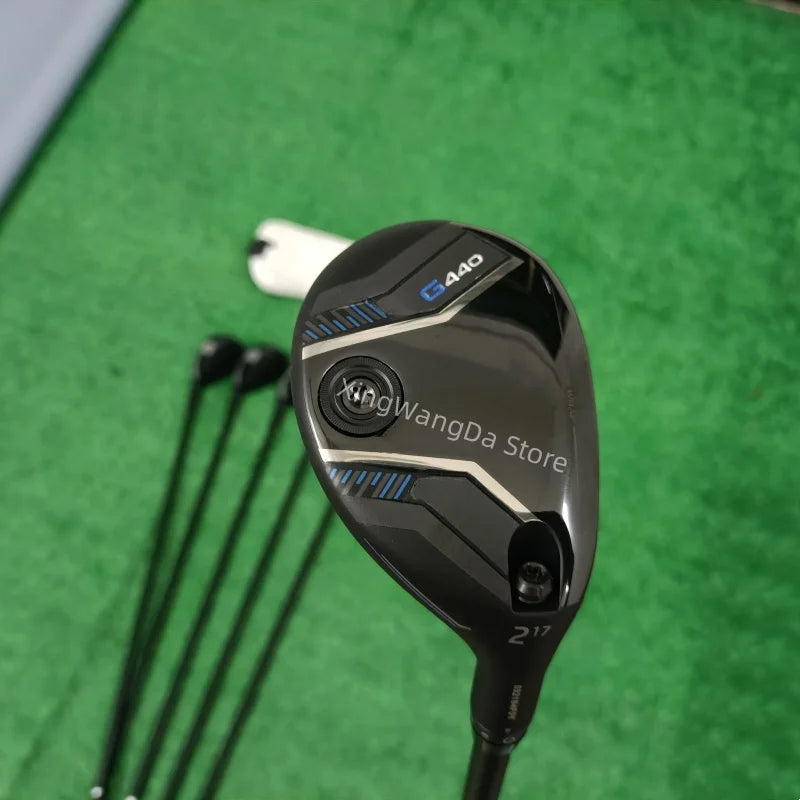male 2025New 440 Golf Clubs G440 Golf Hybrids17/20/23/26/30/34 R/S/SR/X Flex Graphite Shaft with Head Cover
