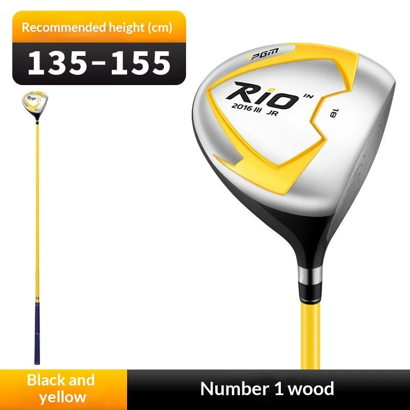 PGM Children's Golf Clubs - Large Volume 1 Wood for Kids, Boys, Beginners, Girls, Teenagers, Graphite Shafts JRMG017
