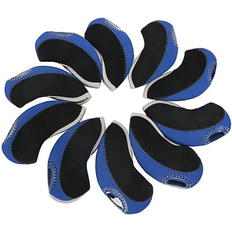 Golf Iron Covers Set for Club Elasticity Protable Selections 10pcs/lot, Ideal Gift for Golfers