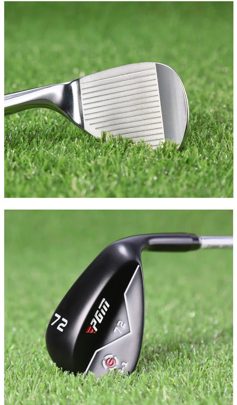 PGM Golf Clubs for Men Right Handed Golf Club Sand Pole Stainless Steel Irons Wedges 72 Degree CNC Texture Golf Supplies