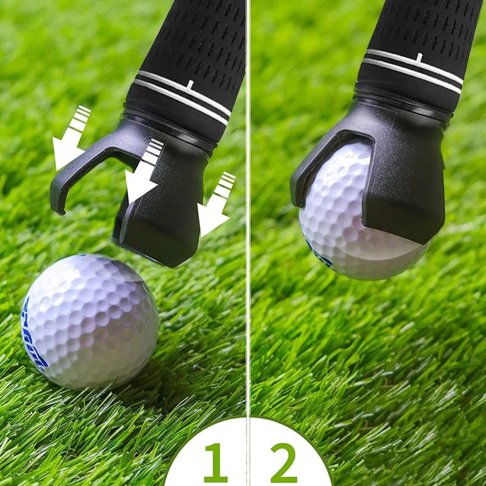 1Pcs Golf Ball Pick Up Clip Tools Retriever Durable stable Back Knee Saver Claw Grabber portable Tool Kit mini Golfer Grip