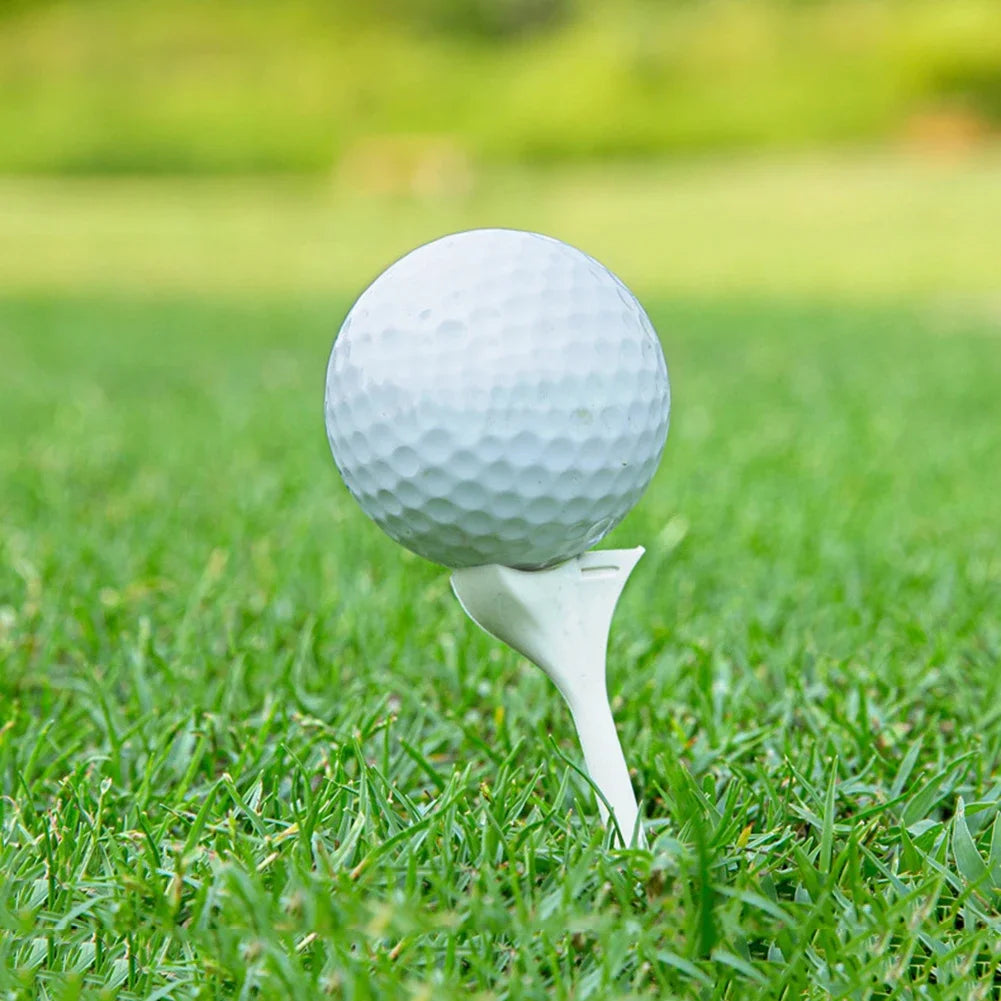 20/40PCS BambooGolf Tees Holder Ball Nail 10 Degree Oblique Insertion Reusable Tee for golfer gift golf ball holder 골프tee