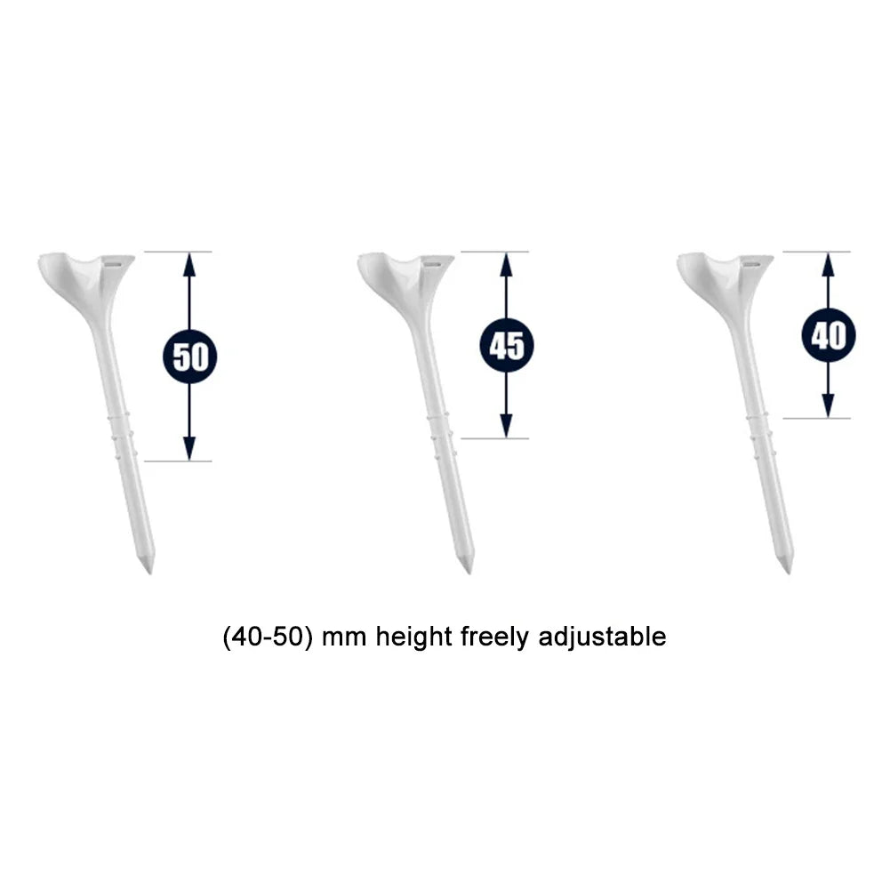 20/40PCS BambooGolf Tees Holder Ball Nail 10 Degree Oblique Insertion Reusable Tee for golfer gift golf ball holder 골프tee