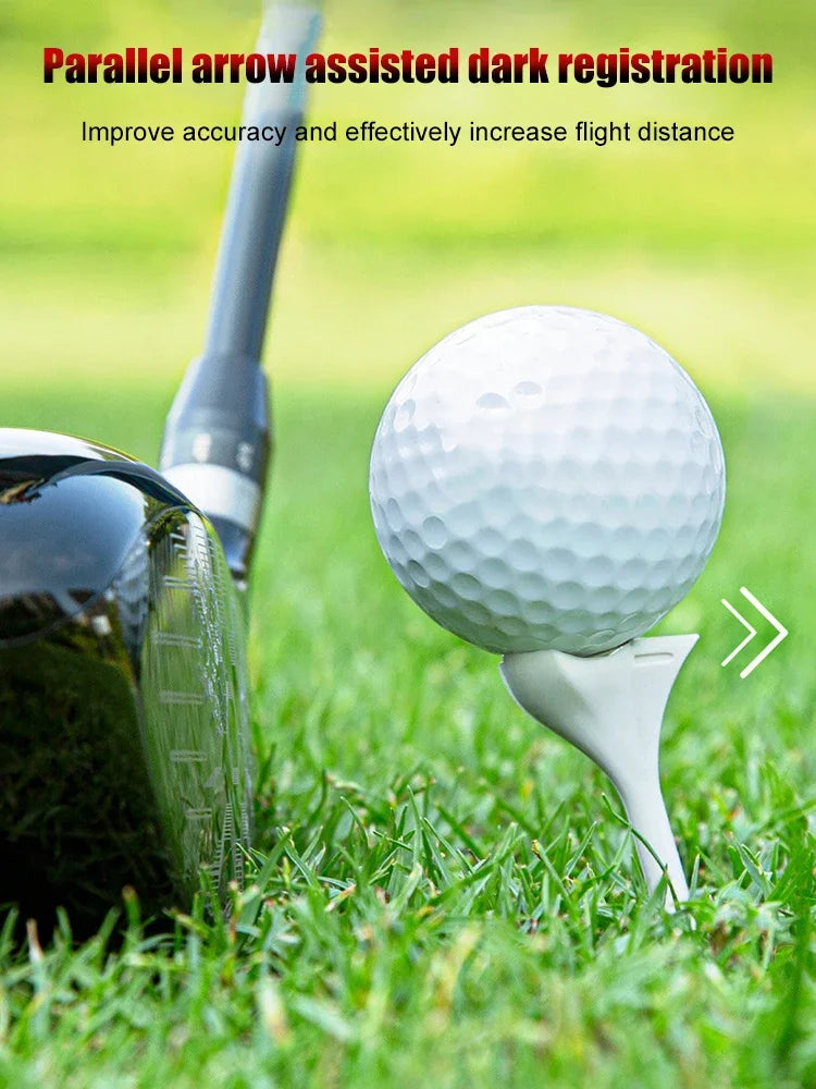 20/40PCS BambooGolf Tees Holder Ball Nail 10 Degree Oblique Insertion Reusable Tee for golfer gift golf ball holder 골프tee