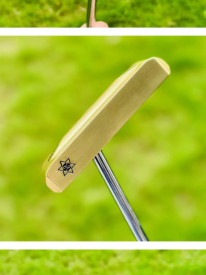 Golf double-sided putters are simple and balanced putters, and they can be directly inserted into the putter and both left and r
