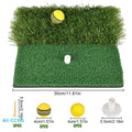 【C】Golf Hitting Mat,Portable Golf Strike Mat With Antislip Rubber Base, Portable Golf Practice Mat For Outdoor/Indoor