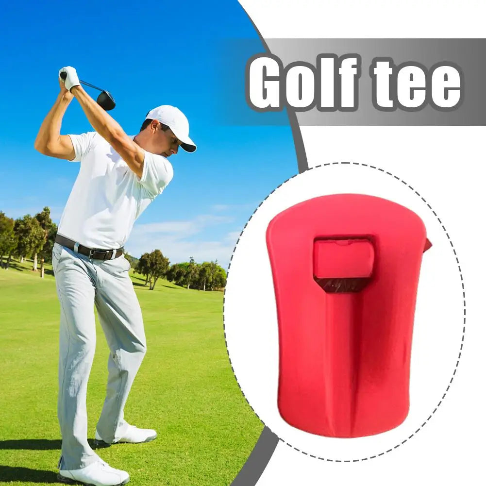Golf Training Ball Tees Stand Plastic Hinged Turf Base Stable Durable Long Lasting Performance Golf Club Holder