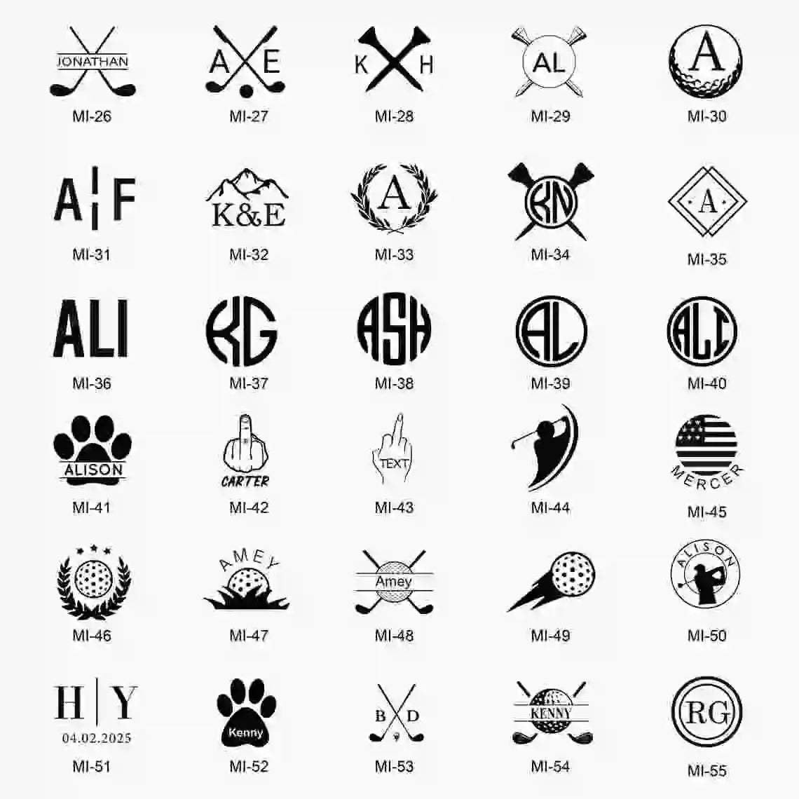 Golf Ball Seal Stamp Personalized Seal Custom Golf Ball Stamp Logo Brand Monogram Ball Marker for Golfers,Dads and Husbands