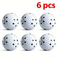 6 Pcs Indoor Simulators Dedicated Golf Balls 6 Side 5 Dots Pattern for Accurate Launch Monitor Data Indoor Training Bulk