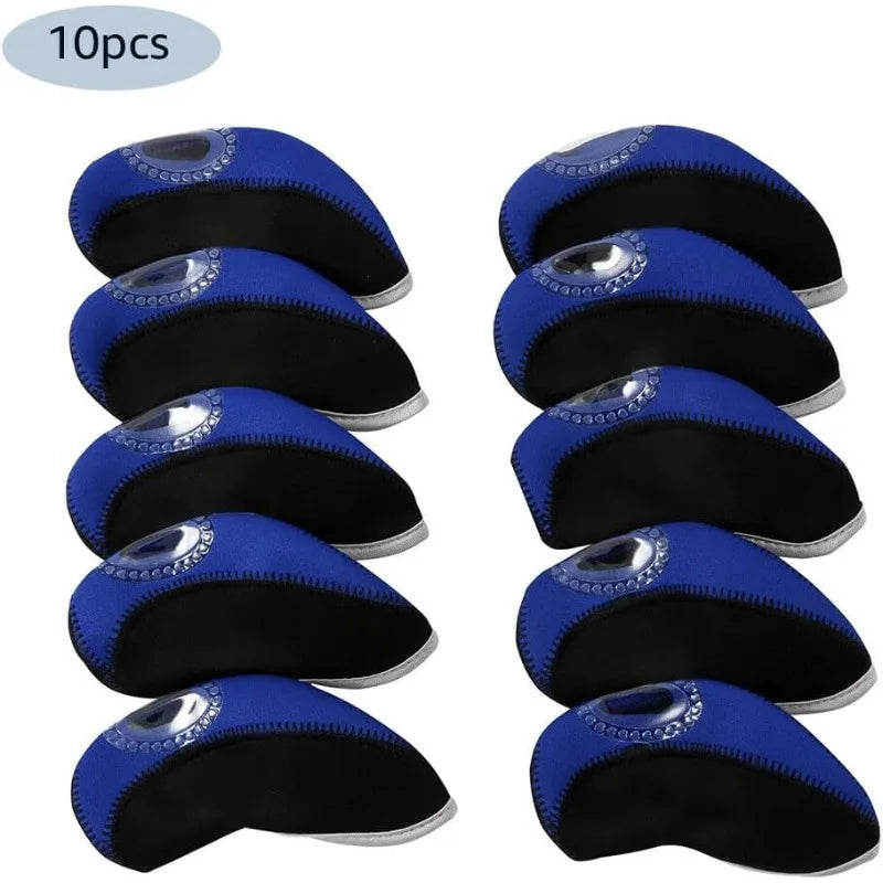Golf Iron Covers Set for Club Elasticity Protable Selections 10pcs/lot, Ideal Gift for Golfers