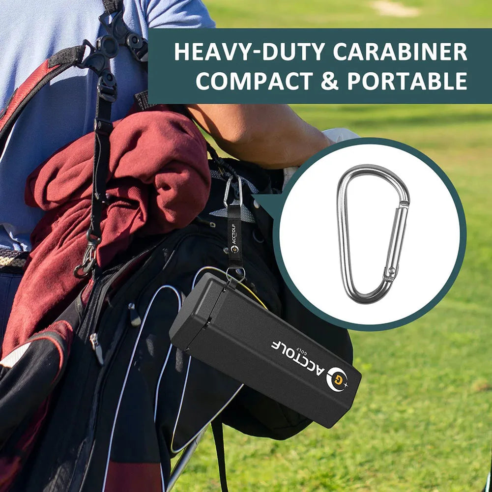 Golf Ball Washer Cleaning Machine With Towel Reusable Cart Cup Holder Portable Golf Bag Cart Cleaner Accessories for Gift