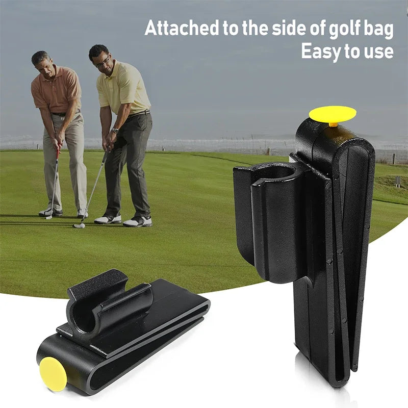 Golf Club Clamps Ball Bag Clamps Putter Retaining Clamps Club Golf Training Equipment Outdoor Sports Golf Training Accessories